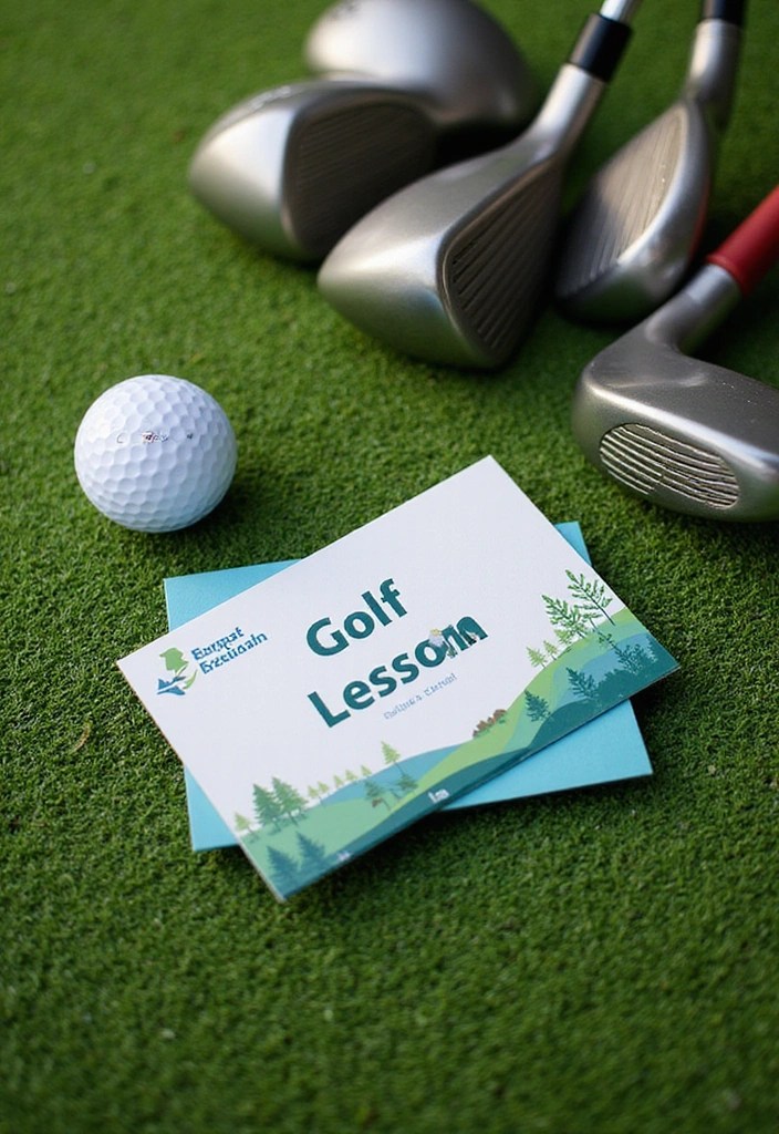10 Must-Have Golf Gifts for Your Boyfriend, Husband, or Dad (You Won't Believe #7!) - 6. Golf Lesson Gift Card